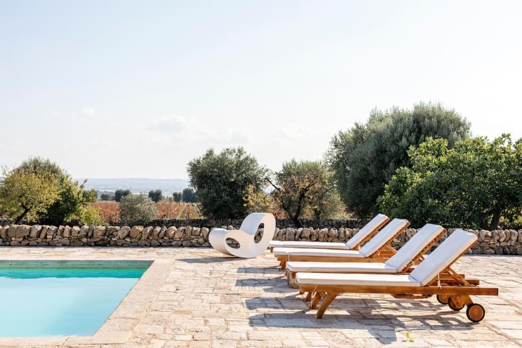 Masseria Angiulli Piccolo Contrada Angiulli 74023 Grottaglie Vila Villa Castelli Exterior foto